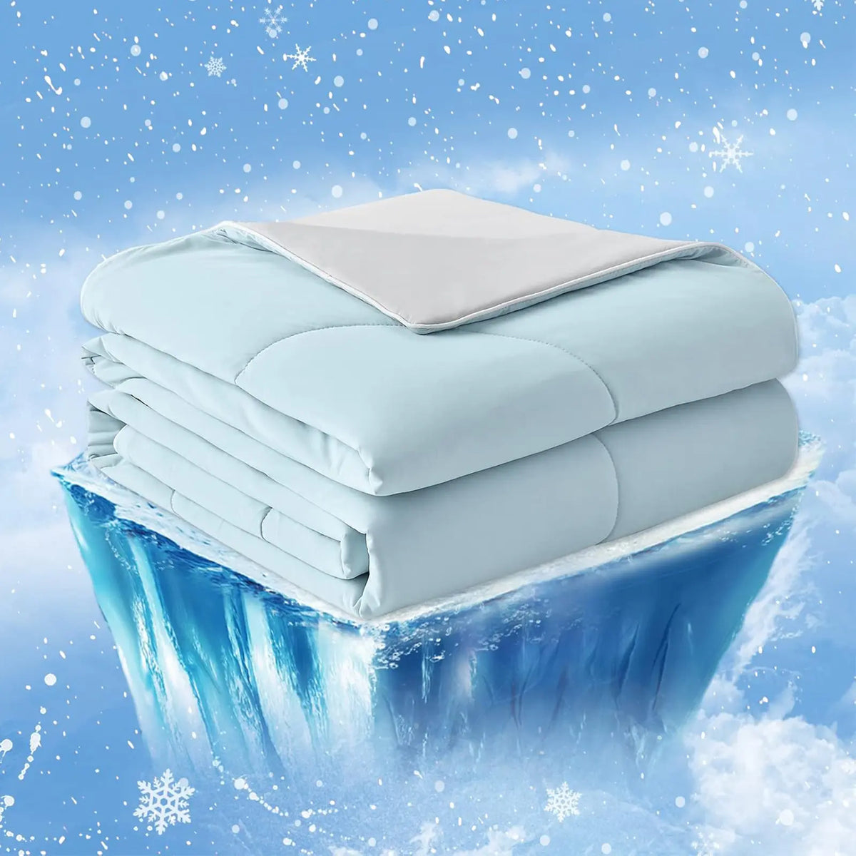 Queen Size & Twin Size Cooling Blanket - Nylon Fabric Cooling Bedding, Soft Silky-Soft Breathable Moisture-Wicking Dualtemp Sides Thin Layer, Easy Layering Easy Clean for Hot Sleepers Night Sweats, Summer Bedding Gift,sohochic
