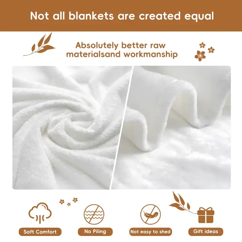 Gingerbread Man Christmas Throw Blanket for Adults Holiday Tree and Cookie Theme Flannel Blankets for Bedroom Couch Travel Home Decor Fuzzy Cozy Soft Warm Gifts