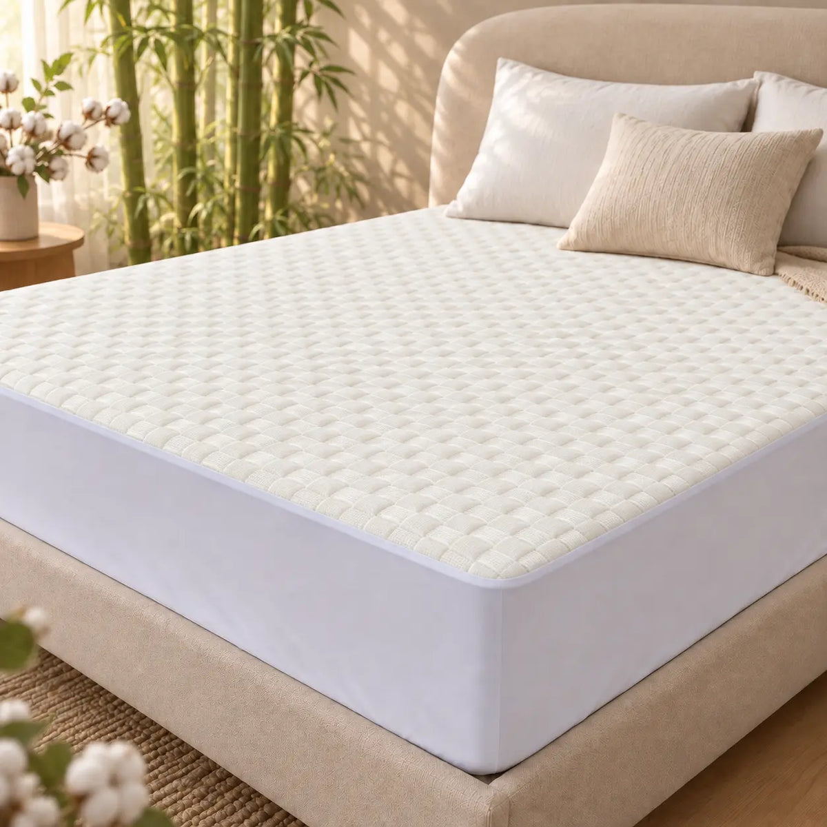 Mattresses and mattress protectors, toppers, and covers