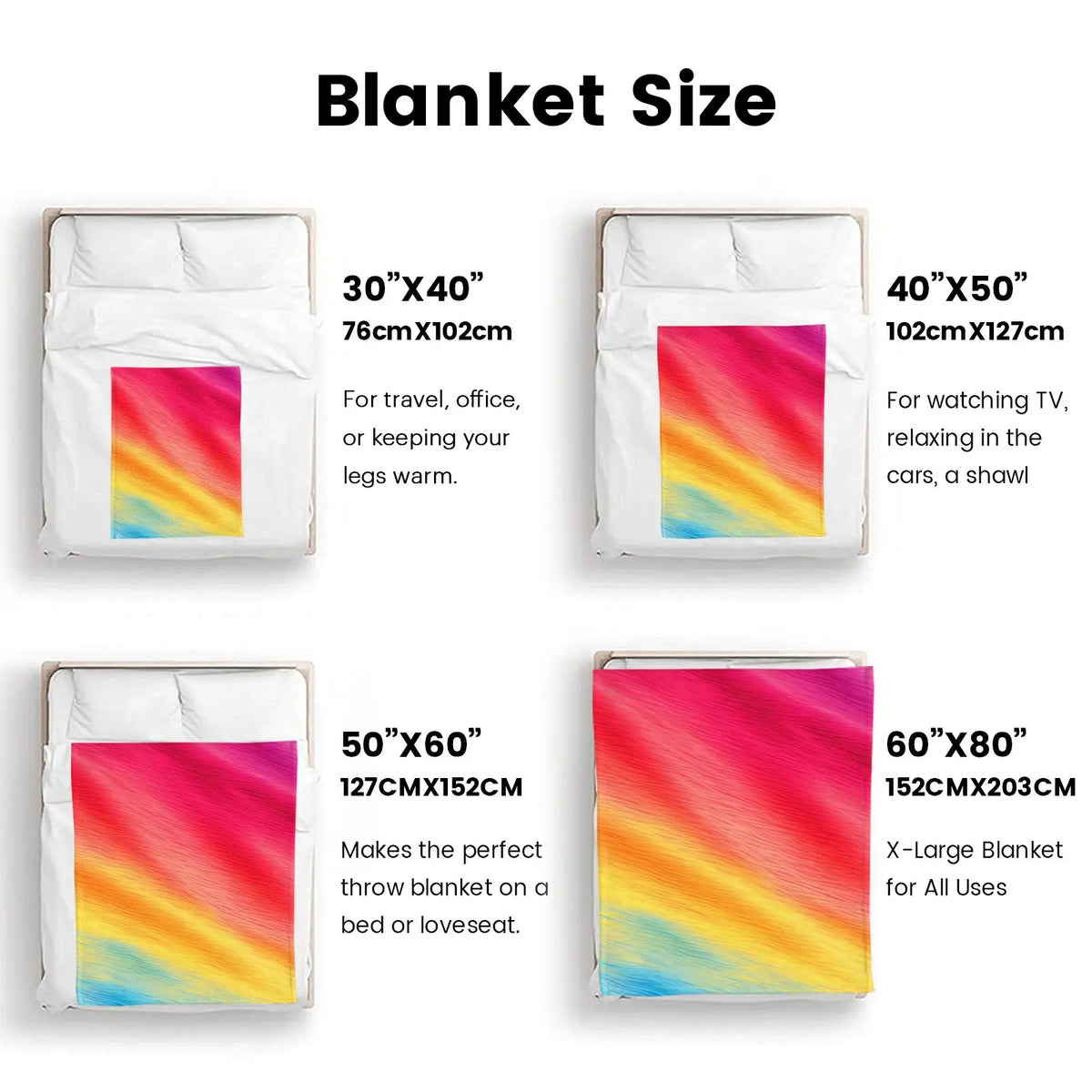 Meat Pattern Flannel Blanket, 1 Count Soft Throw Blanket  For Sofa, Bed, Couch, Travel, Camping, Office,sohochic