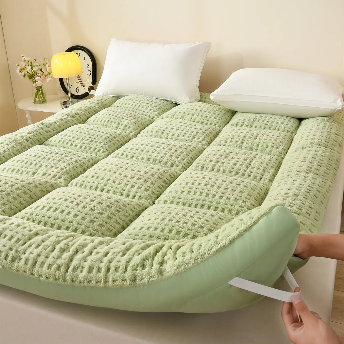Super Soft Textured, Foldable & Breathable Design, Portable Foldable Mattress, Folding Mattress, Fold Out Mattress, European Certified, Suitable for Dorms/apartments/all Seasons Use! Triple Fold Mattress