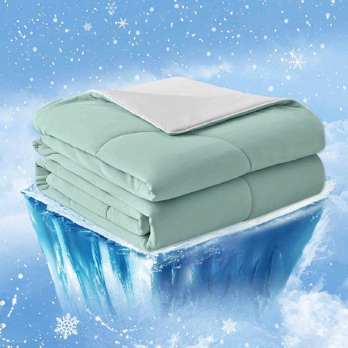Queen Size & Twin Size Cooling Blanket - Nylon Fabric Cooling Bedding, Soft Silky-Soft Breathable Moisture-Wicking Dualtemp Sides Thin Layer, Easy Layering Easy Clean for Hot Sleepers Night Sweats, Summer Bedding Gift,sohochic