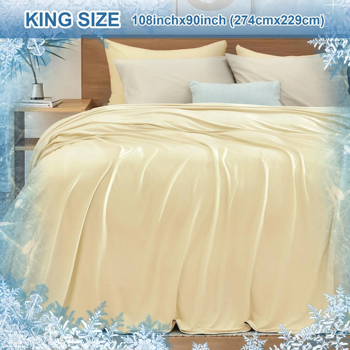 Back to School Summer Cooling Soft Blanket, Double‑Sided Cool Effect Lightweight Breathable Bed Throw, OEKO‑TEX Standard 100, Heat‑Dissipating Prevent Night Sweats for Sofa Camping Picnic Travel Outdoor Use