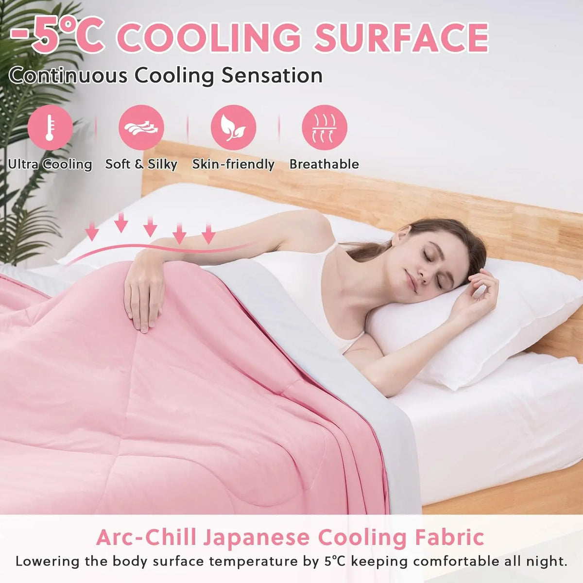 Queen Size & Twin Size Cooling Blanket - Nylon Fabric Cooling Bedding, Soft Silky-Soft Breathable Moisture-Wicking Dualtemp Sides Thin Layer, Easy Layering Easy Clean for Hot Sleepers Night Sweats, Summer Bedding Gift,sohochic
