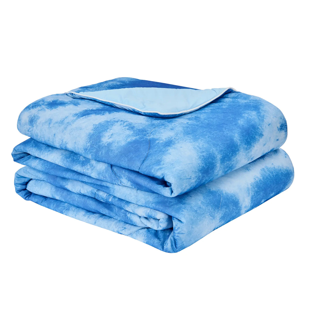 Msrlassn Summer Cooling Comforter for Hot Sleepers and Night Sweats, Q-Max>0.4 Cooling Blanket Blue Summer Comforter for Queen King Size Bed, Breathable Soft Lightweight, Ideal for Bed, Couch, Travel, All Seasons blankets