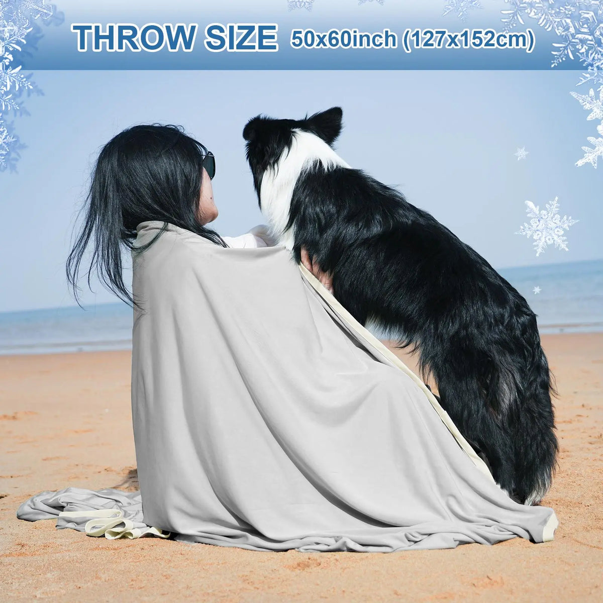 Back to School Summer Cooling Soft Blanket, Double‑Sided Cool Effect Lightweight Breathable Bed Throw, OEKO‑TEX Standard 100, Heat‑Dissipating Prevent Night Sweats for Sofa Camping Picnic Travel Outdoor Use