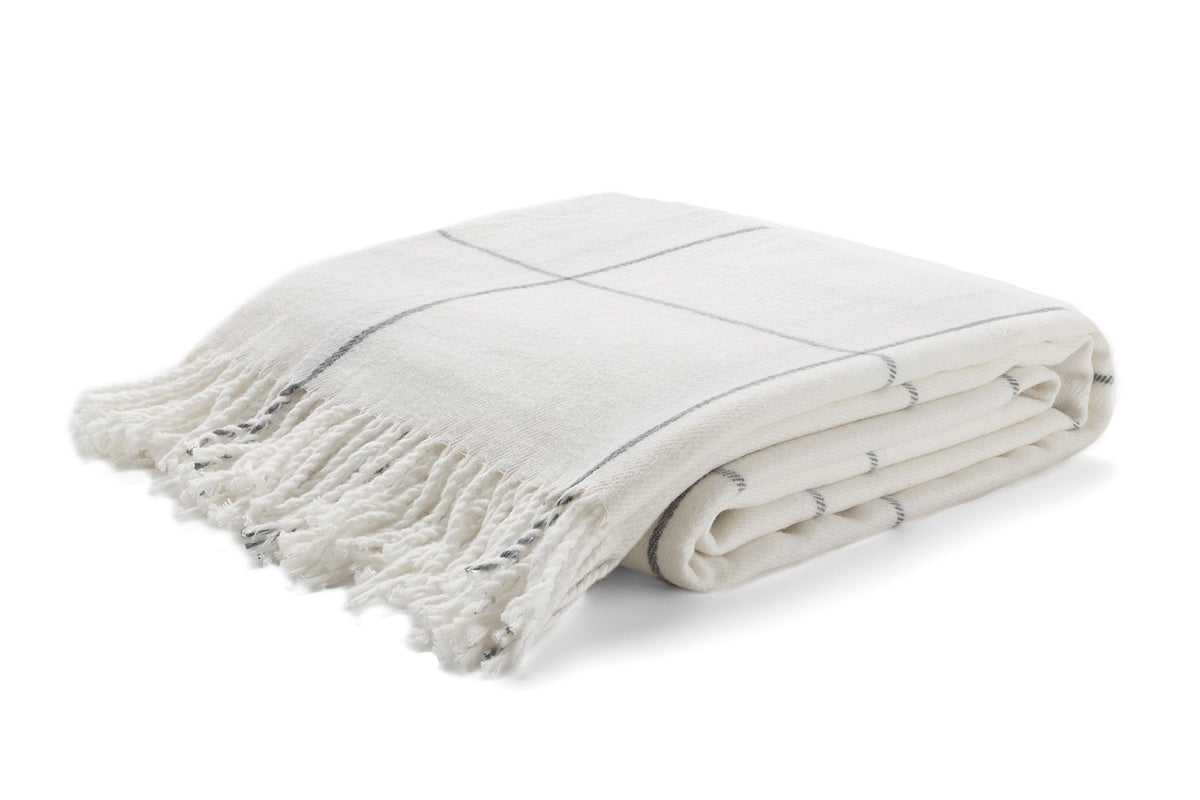 Arus Acrylic Highlands Collection Queen Size Throw Blanket Blue, 60x80