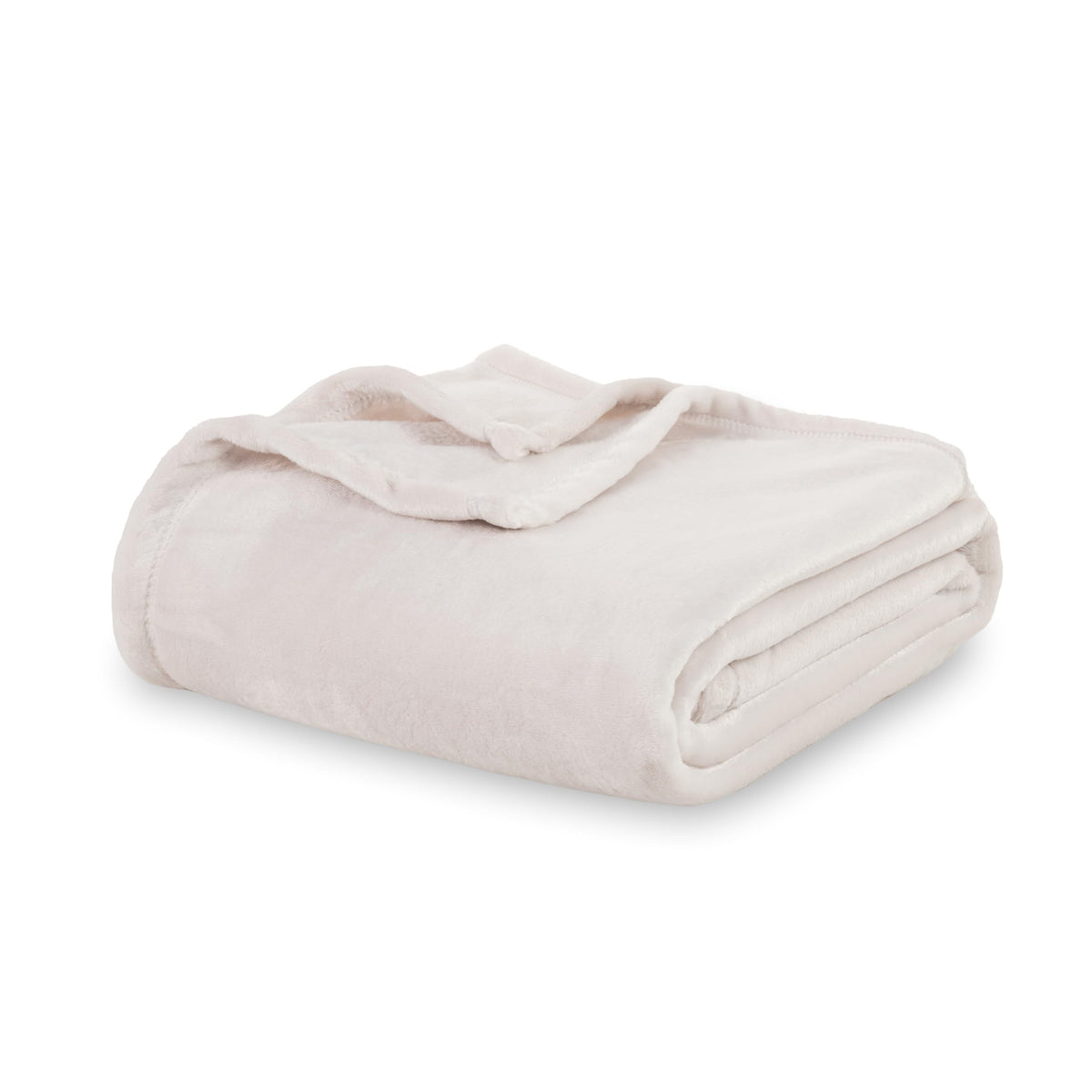 Berkshire Blanket Classic VelvetLoft® Solid Throw Blanket, Lightweight Soft Fuzzy Plush Throw Blanket for Bed and Couch, Grain, 50x60 Inches