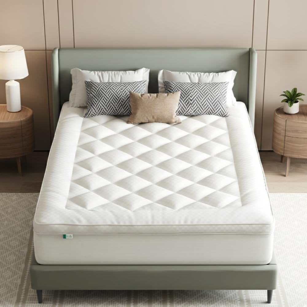 Novilla Queen Mattress Topper, Extra Thick Pillow Top Down Alternative Pad