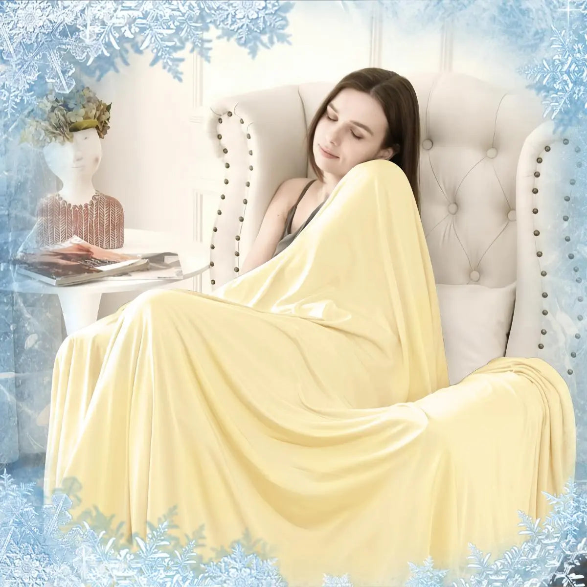 Reversible Cooling Blanket for Hot Sleepers, 0.43 Q-max Cold Touch, Lightweight Ultra-Thin Summer Throw Blanket, Soft Cool Blanket for Bed, Sofa, Travel, Dorm, Office, Gift for Women Men, Soft Comfy Blanket, Cooling Throw Blankets