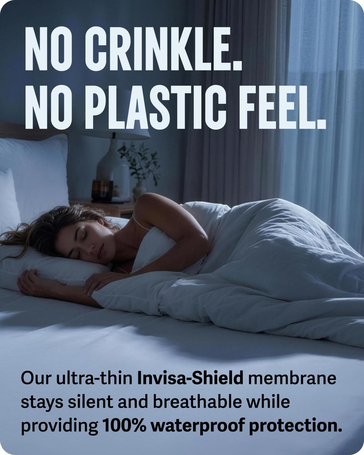 SafeRest Waterproof Queen Size Mattress Protector