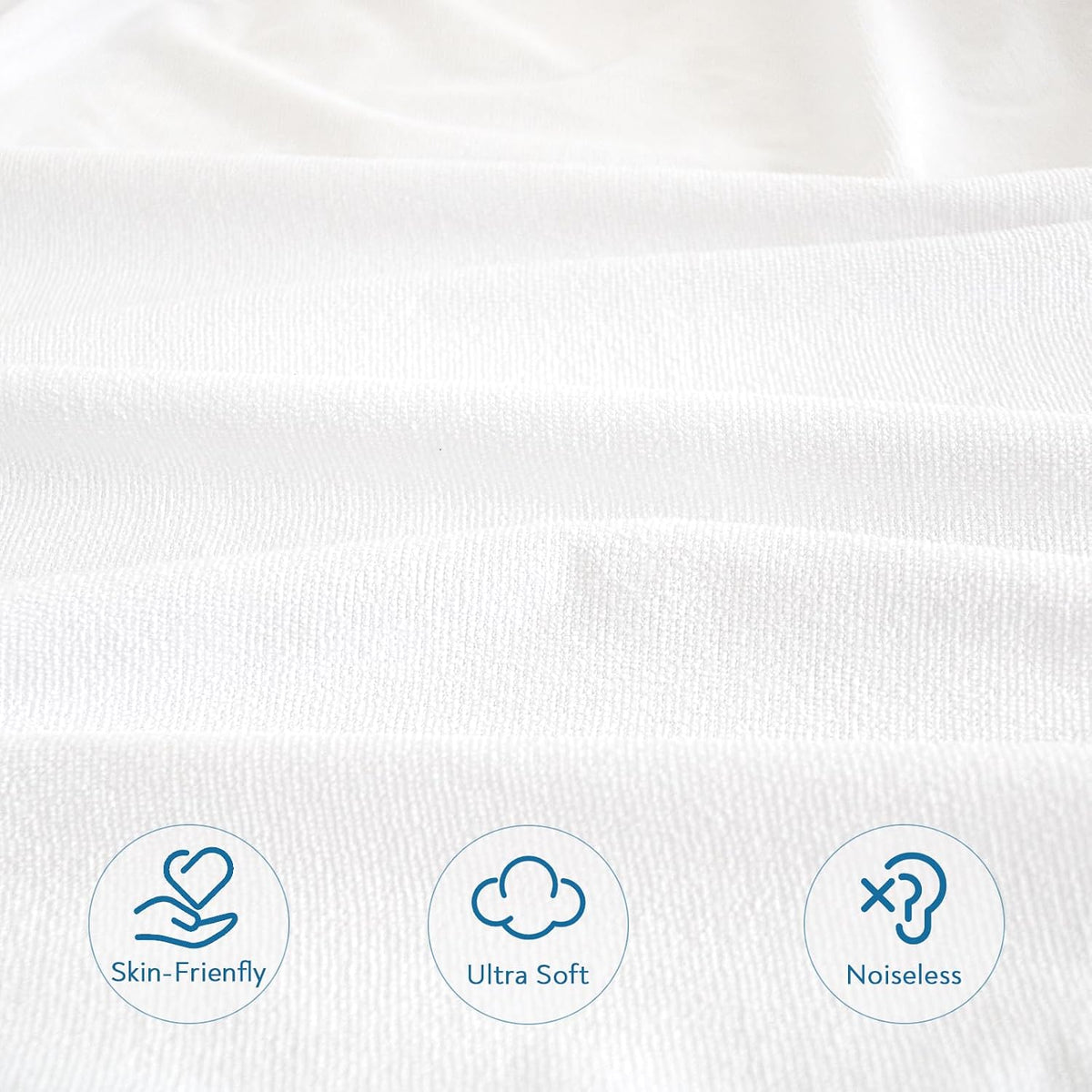 Queen Size Mattress Protector Waterproof,Absorbent Fitted Sheet