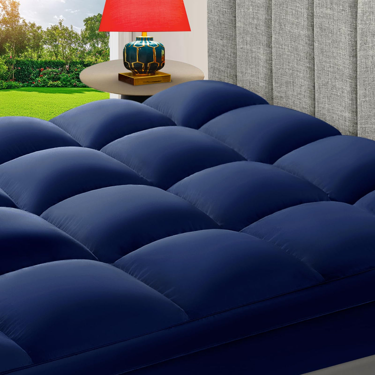 King Mattress Topper, 900 GSM High-Fill Design, Fuller & Plusher Feel