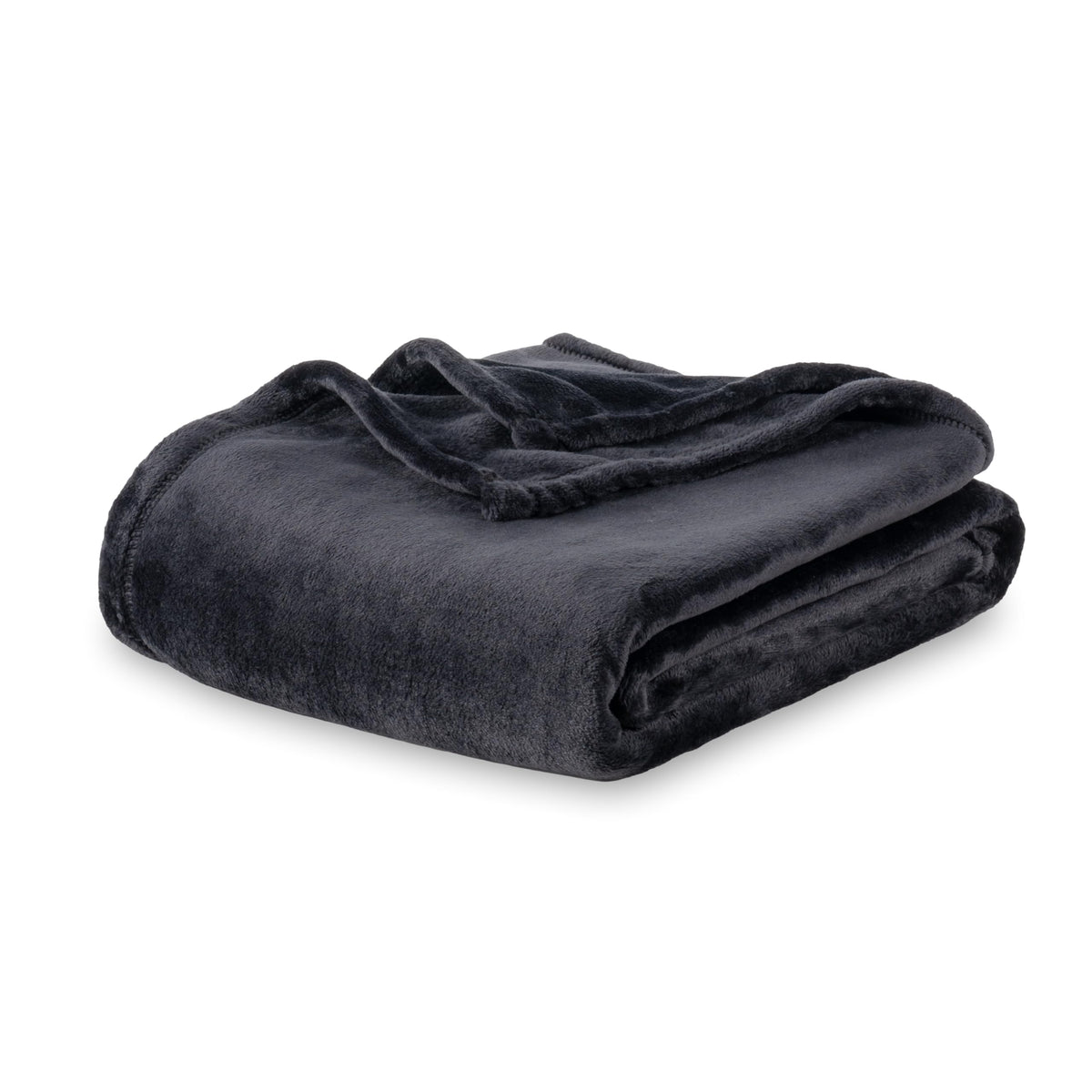 Berkshire Blanket Classic VelvetLoft® Solid Throw Blanket, Lightweight Soft Fuzzy Plush Throw Blanket for Bed and Couch, Grain, 50x60 Inches