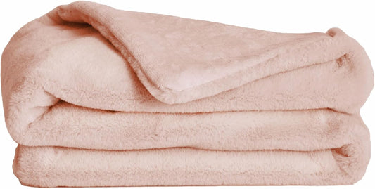 UnHide Lil' Marsh Faux Fur Blanket, Lightweight, Soft Throw Blanket