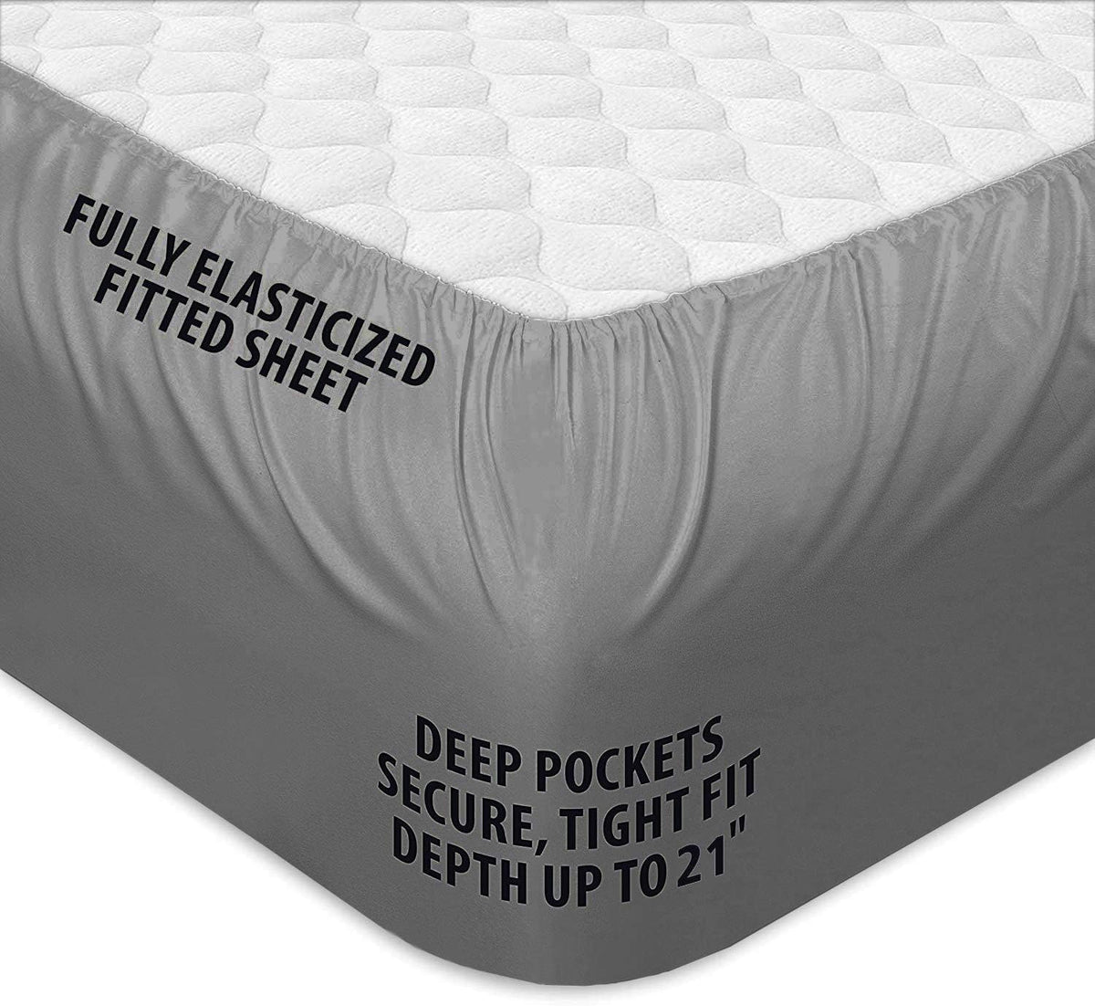 COONP King Mattress Topper, Extra Thick Pillow Top Mattress Pad Cover