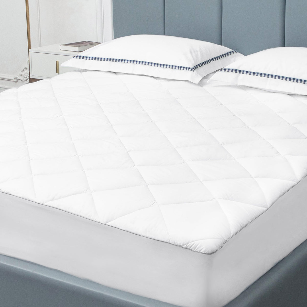 Sunflower Queen Mattress Pad, Cotton Mattress Cover Protector, Thick
