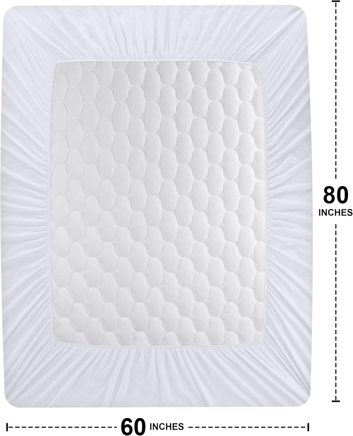Waterproof Queen Mattress Protector, Mattress Pad fits Upto 16" Deep Pocket