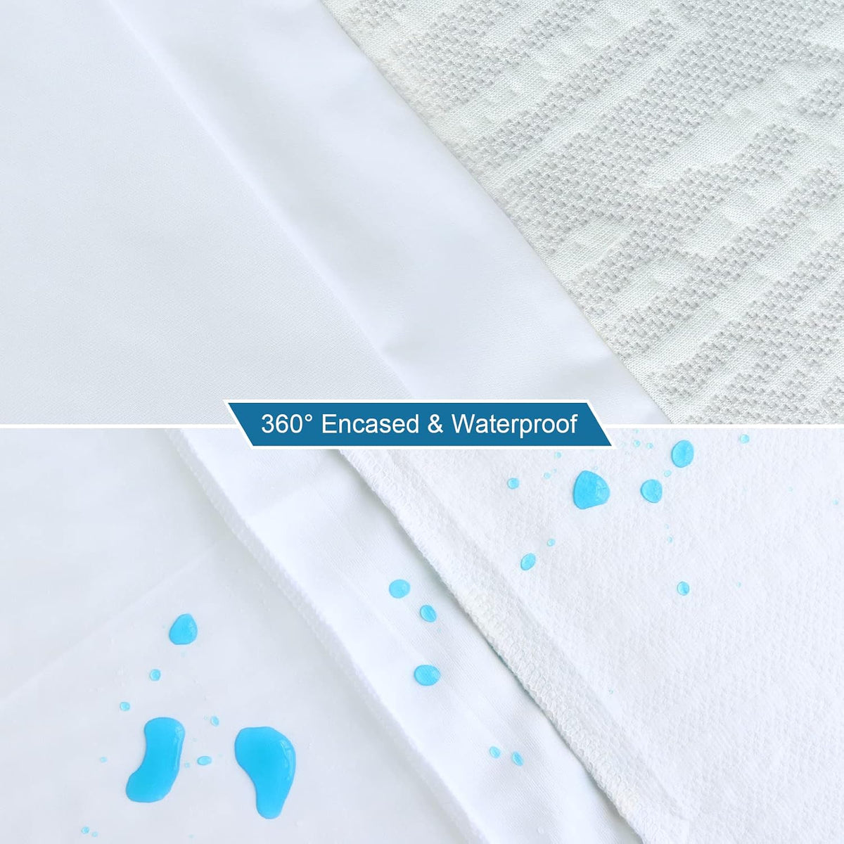 Mattress Topper Cover Protector for Memory Foam Mattress, Queen 3 Inch