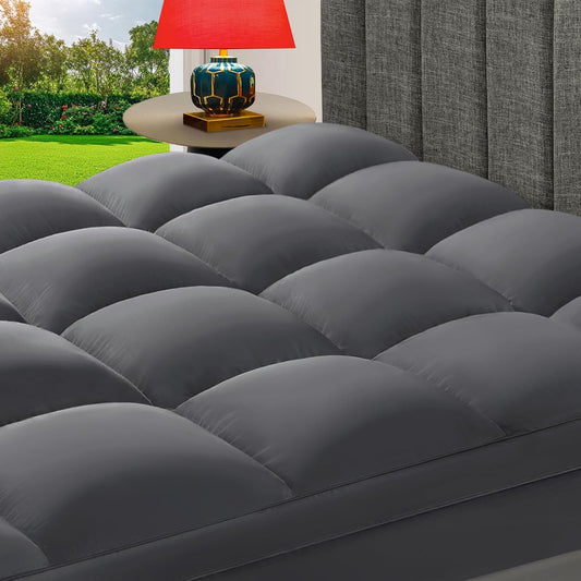 King Mattress Topper, 900 GSM High-Fill Design, Fuller & Plusher Feel