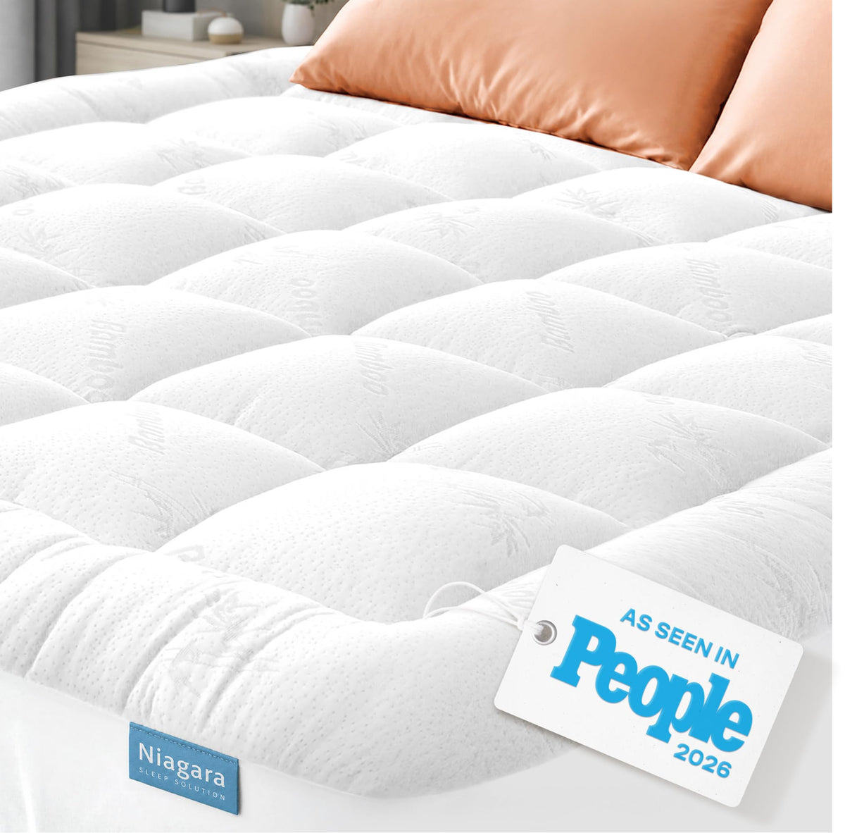 Niagara Sleep Solution Twin Ultra Soft Mattress Topper — Back Pain Relief