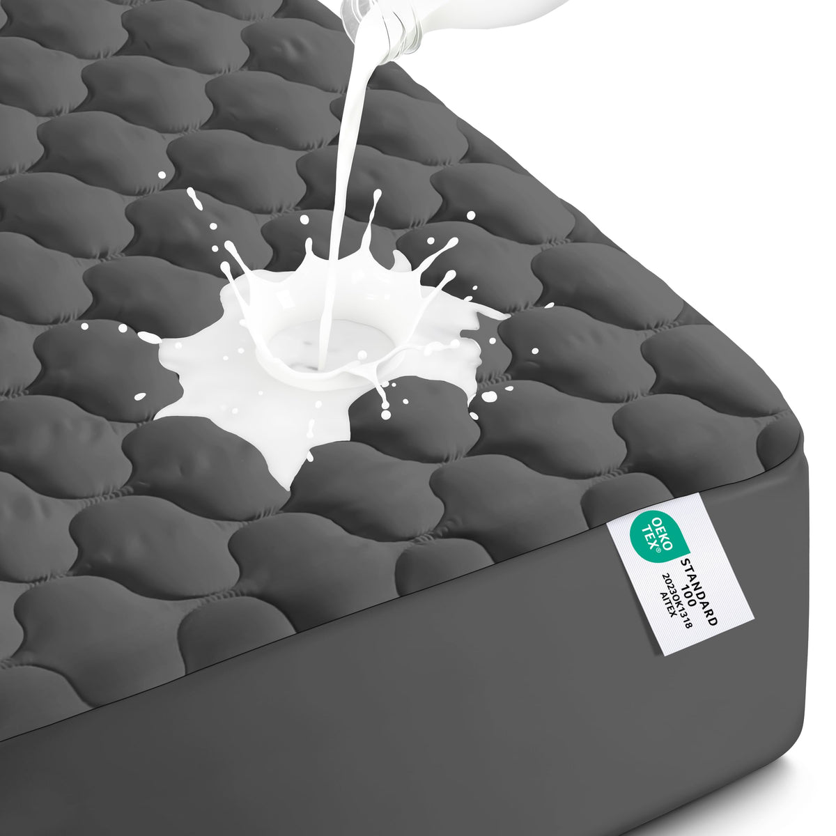 Waterproof Queen Mattress Protector, Mattress Pad fits Upto 16" Deep Pocket
