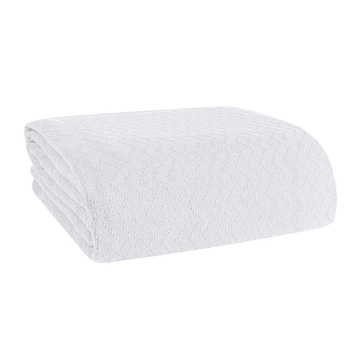 BELIZZI Home 100% Cotton Bed Blanket, Breathable Thermal Blanket Twin Size, Soft Chevron Thermal Blanket 60"x90", Cotton Bed Blanket, Perfect for Layering Any Bed for All Season, Pink