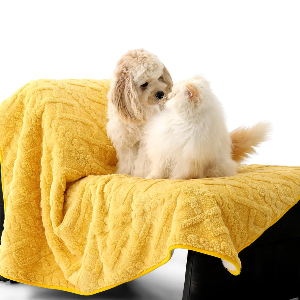 Allroaring Dog Calming Blanket, Waterproof Pet Blankets for Couch Cage Bed