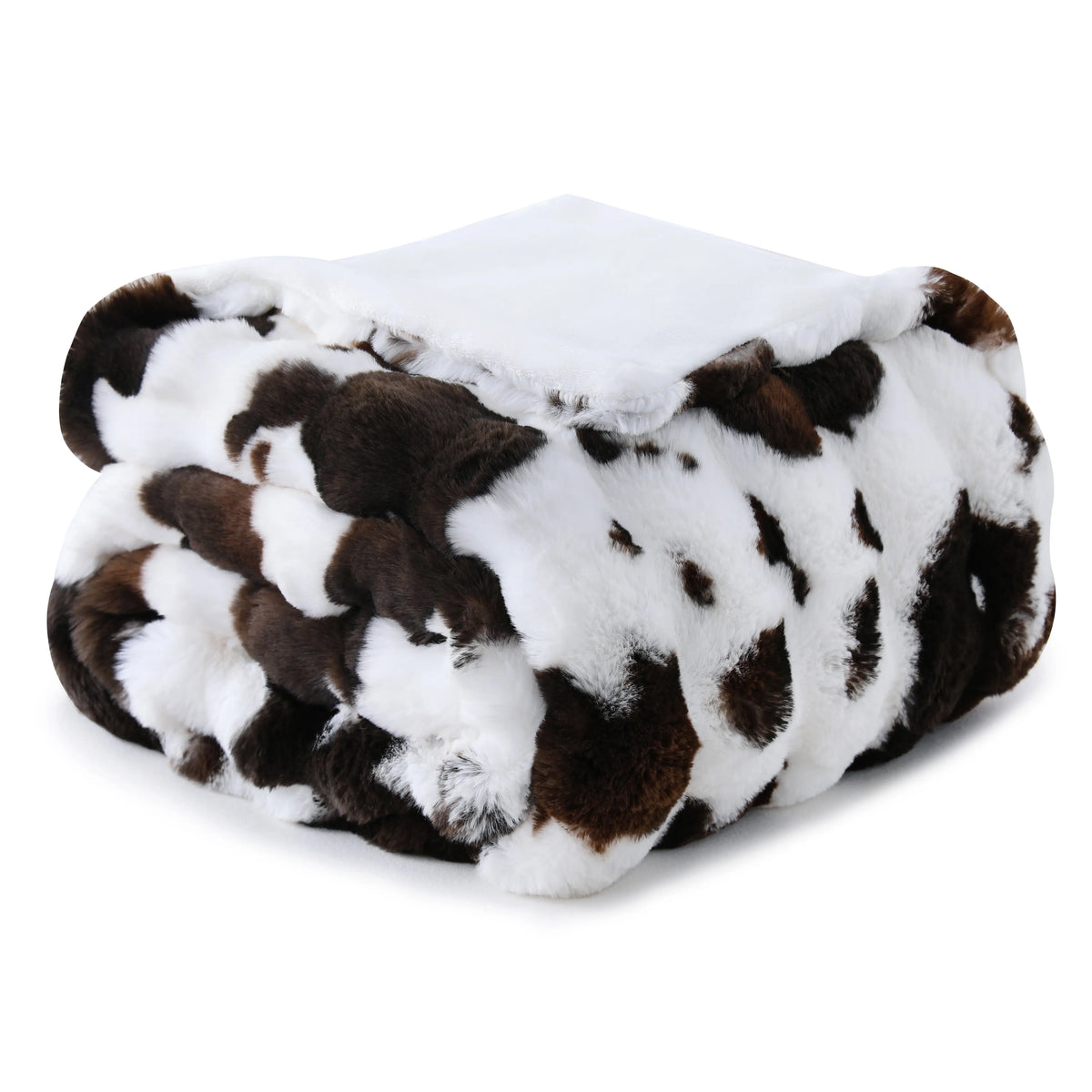 【Sohochic】DOWNCOOL 950GSM Faux Fur Bubble Throw Blanket,  Soft Luxury Faux Rabbit Fur Mink Plush Throw for Couch, Sofa and Bed, Soft Fluffy Fuzzy Cozy Blanket Leopart print, #dealsforyoudays #sohochic,#blackfriday