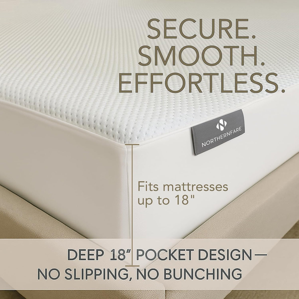 King Size Premium Mattress Protector | 100% Waterproof Tencel Cover | Cooling & Breathable Deep Pocket Mattress Pad King | Noiseless, Hypoallergenic, Soft, Washable Fitted Bed Protector