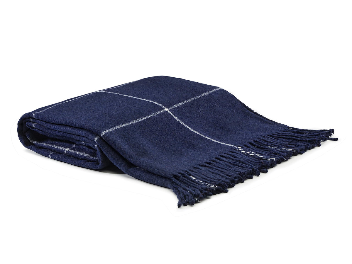 Arus Acrylic Highlands Collection Queen Size Throw Blanket Blue, 60x80