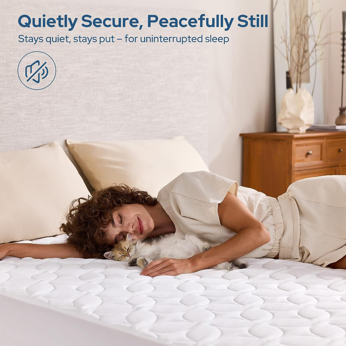 BEDLORE Queen Waterproof Mattress Protector, Soft & Breathable Mattress Pad