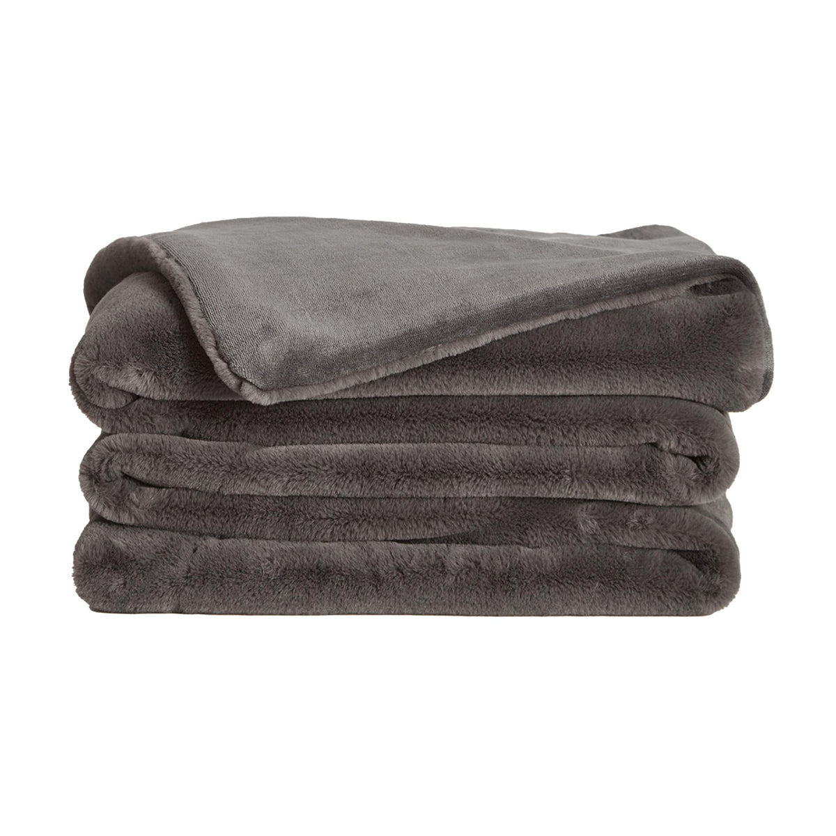 UnHide Lil' Marsh Faux Fur Blanket, Lightweight, Soft Throw Blanket