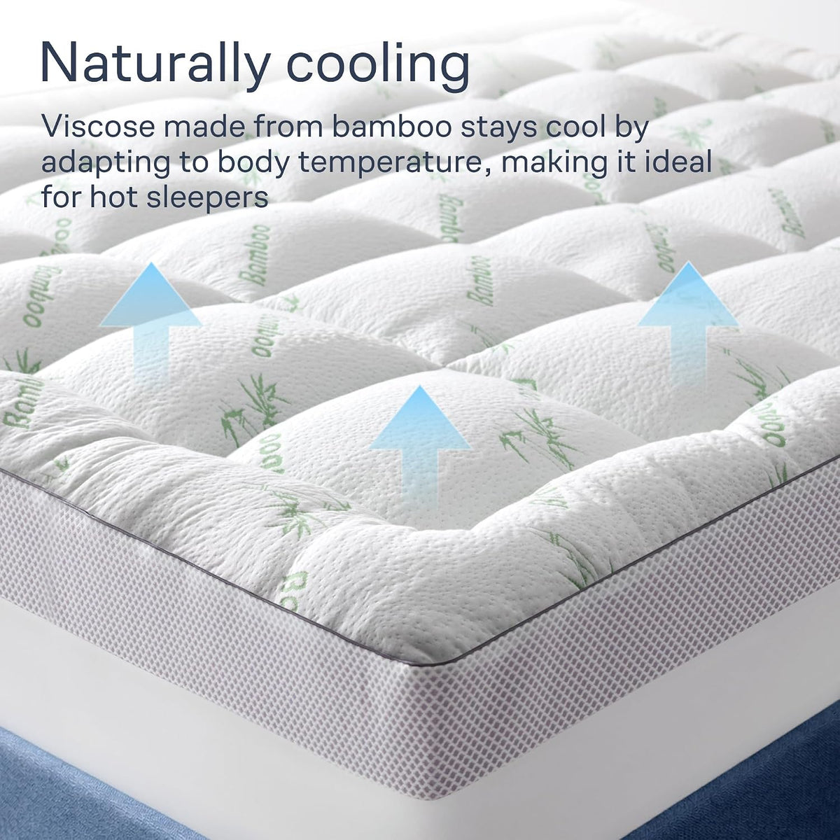 Dual-Layer 4" Mattress Topper with 20" Deep Pocket - Queen Size