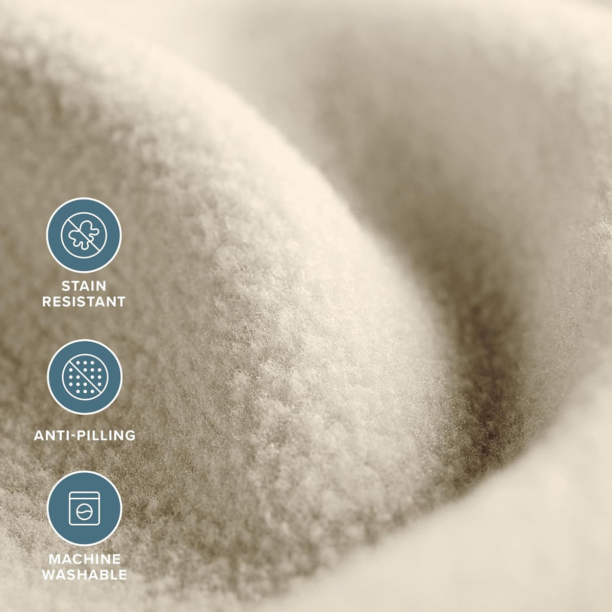 Bare Home Polar Fleece Blanket (Twin/Twin XL, Oyster)