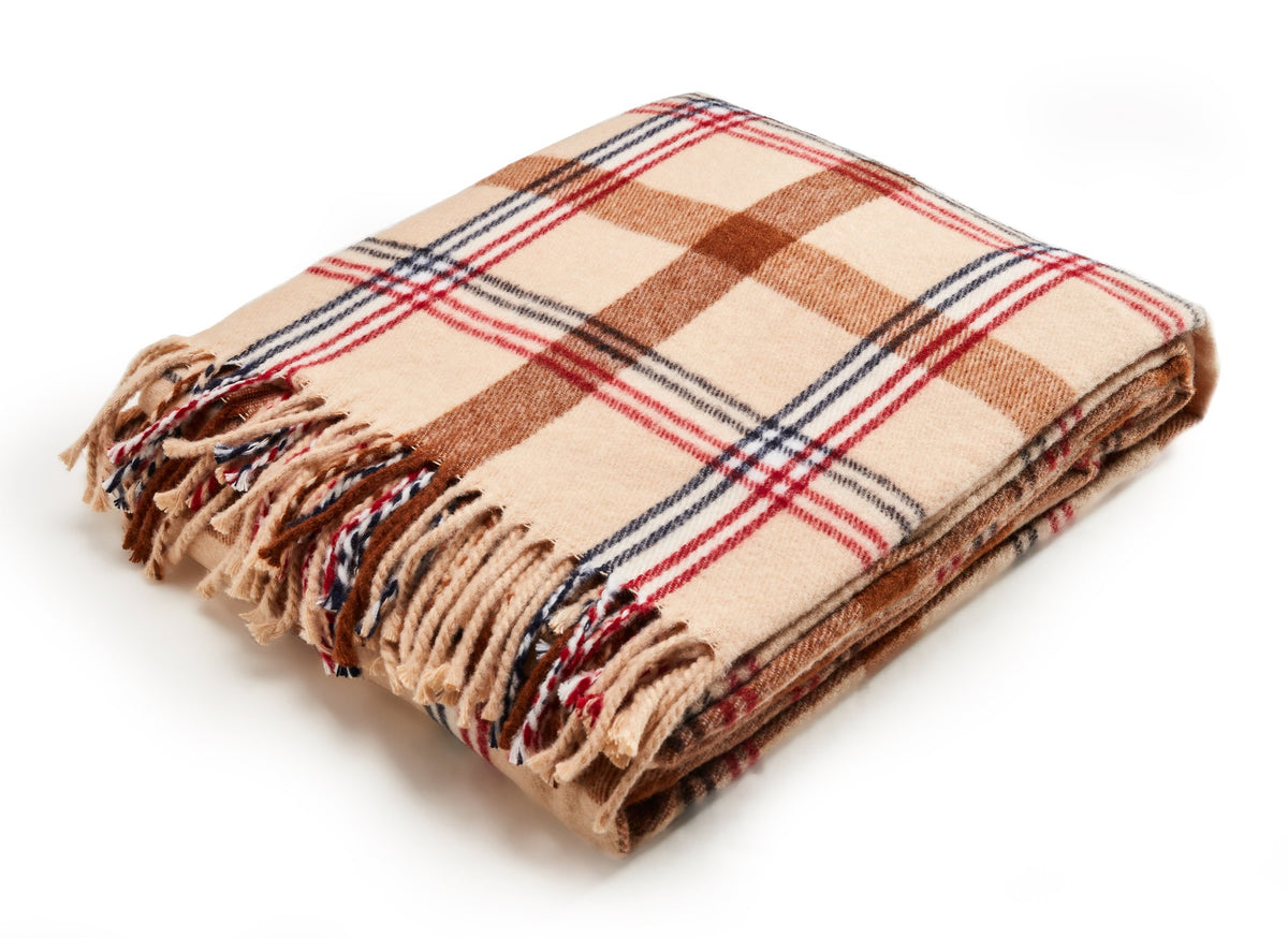 Arus Acrylic Highlands Collection Queen Size Throw Blanket Blue, 60x80