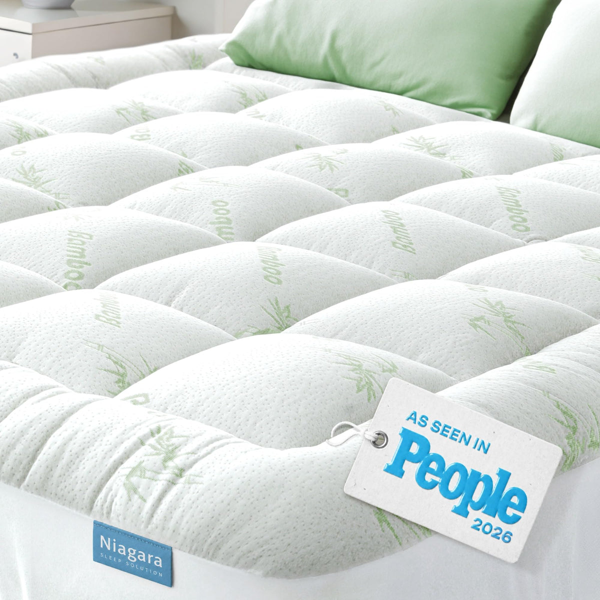 Niagara Sleep Solution Twin Ultra Soft Mattress Topper — Back Pain Relief