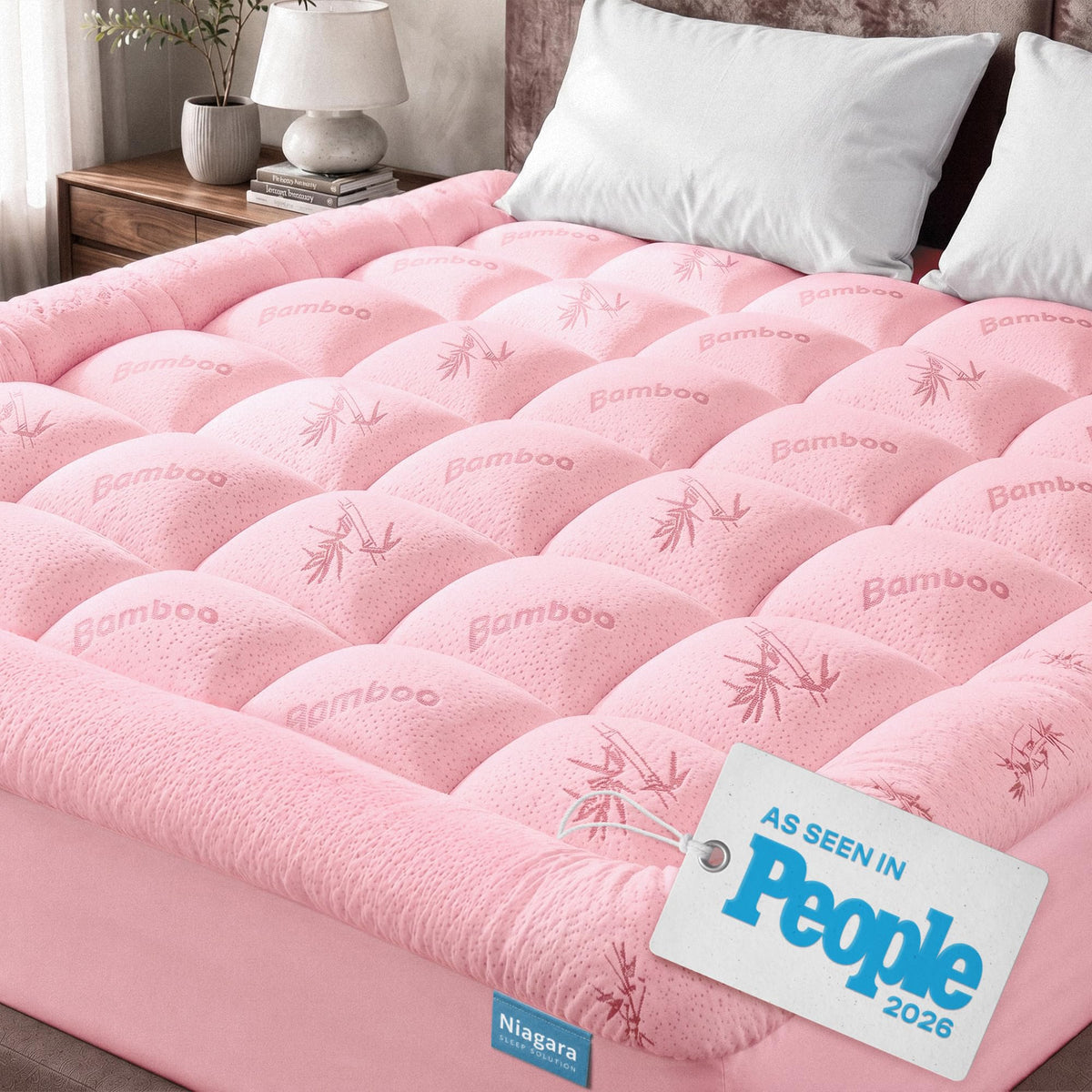 Niagara Sleep Solution Twin Ultra Soft Mattress Topper — Back Pain Relief