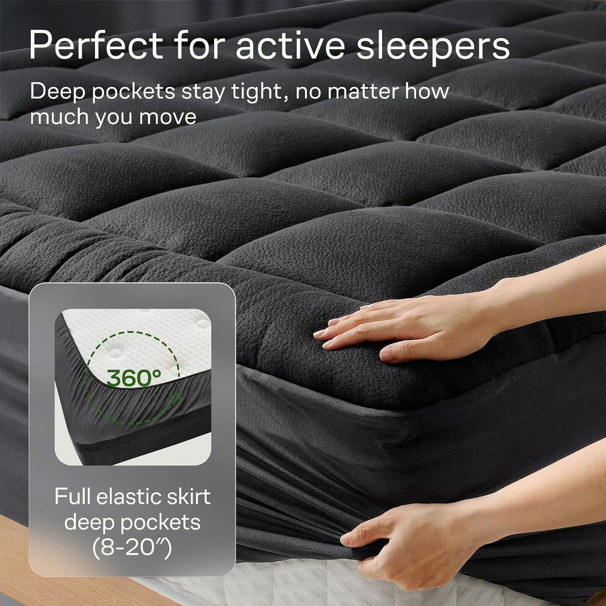 Niagara Sleep Solution Twin Ultra Soft Mattress Topper — Back Pain Relief