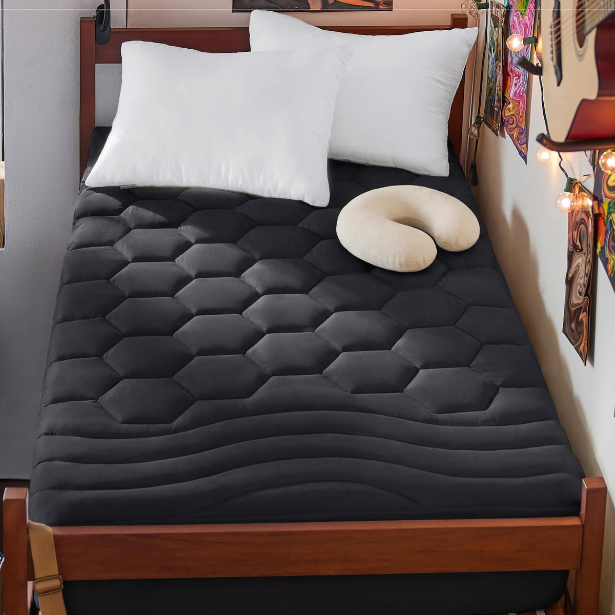 Bedsure Queen Mattress Pad, Mattress Topper with 8-21 Inches Deep Pocket