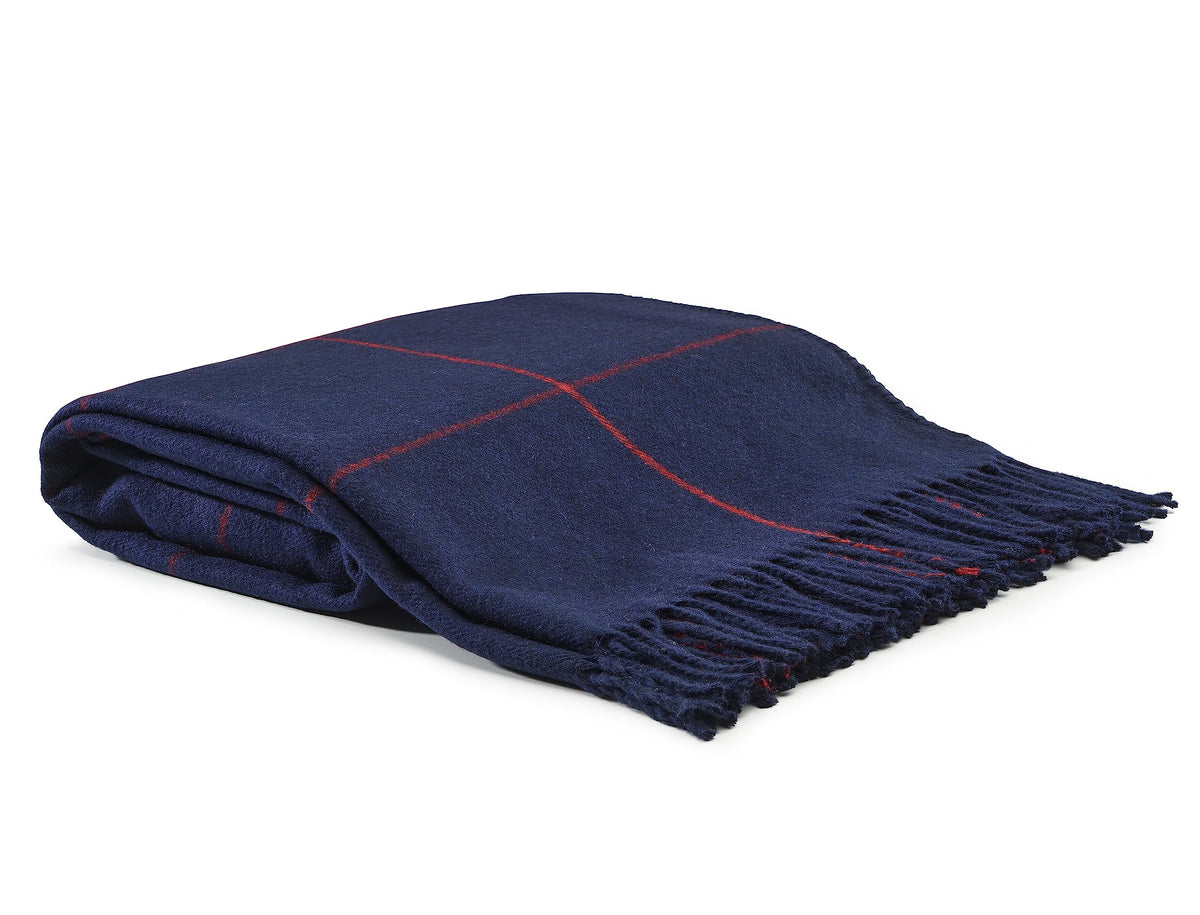 Arus Acrylic Highlands Collection Queen Size Throw Blanket Blue, 60x80