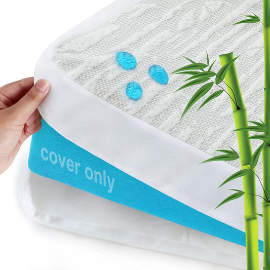 Mattress Topper Cover Protector for Memory Foam Mattress, Queen 3 Inch