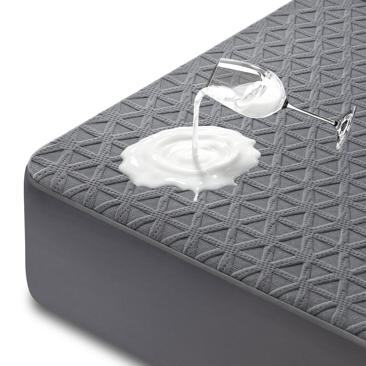 Premium Waterproof Mattress Protector Full Size, Noiseless Deep Pocket