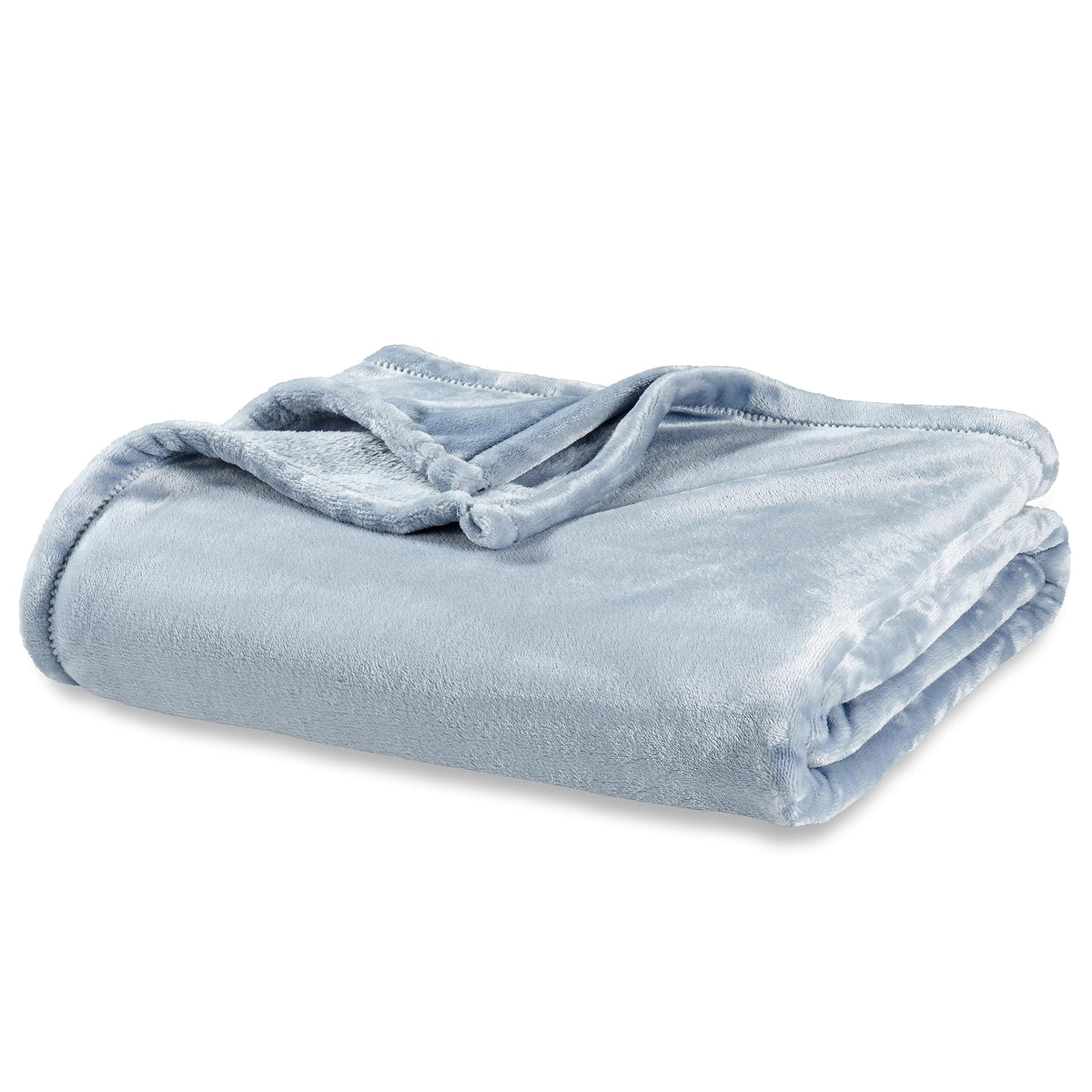 Berkshire Blanket Classic VelvetLoft® Solid Throw Blanket, Lightweight Soft Fuzzy Plush Throw Blanket for Bed and Couch, Grain, 50x60 Inches