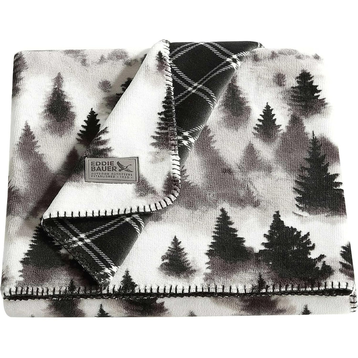 Eddie Bauer - Soft Reversible Throw Blanket for Bed & Couch, 60 x 70
