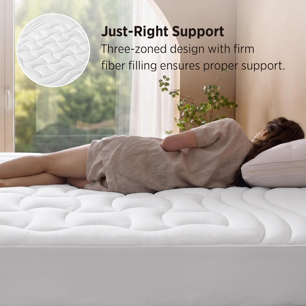 Bedsure Full Size Mattress Protector Waterproof with 8 Inches Deep Pocket
