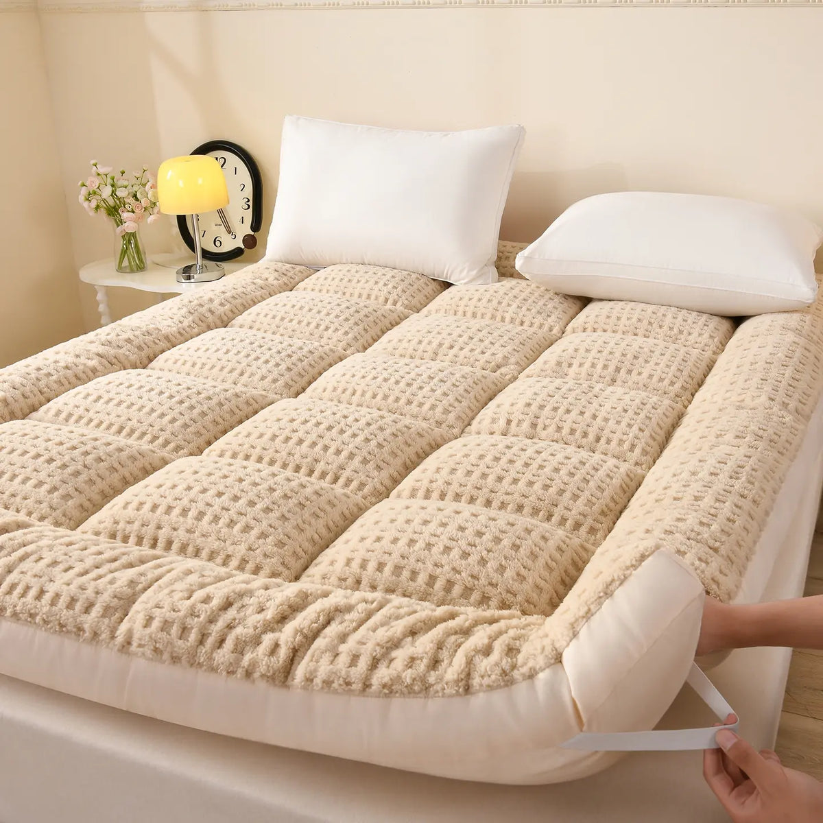 Super Soft Textured, Foldable & Breathable Design, Portable Foldable Mattress, Folding Mattress, Fold Out Mattress, European Certified, Suitable for Dorms/apartments/all Seasons Use! Triple Fold Mattress