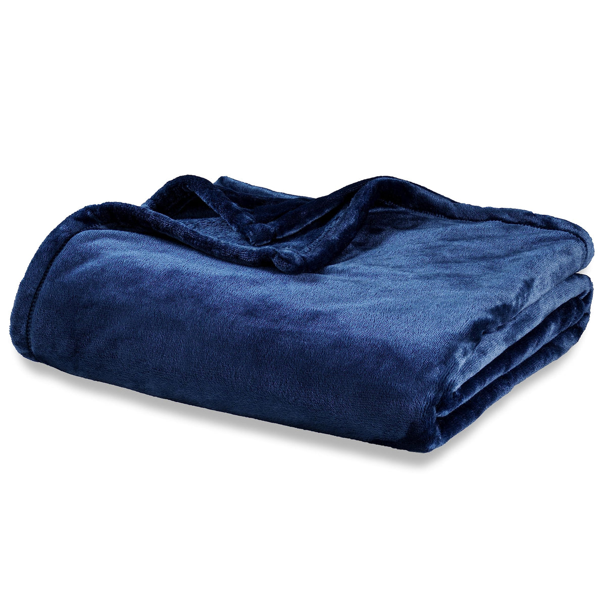 Berkshire Blanket Classic VelvetLoft® Solid Throw Blanket, Lightweight Soft Fuzzy Plush Throw Blanket for Bed and Couch, Grain, 50x60 Inches