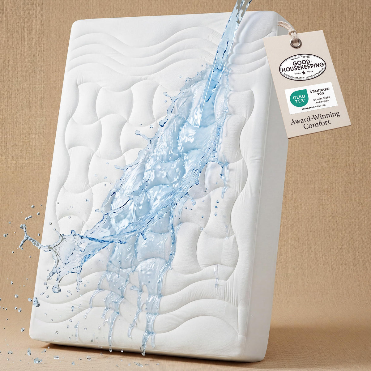 Bedsure Full Size Mattress Protector Waterproof with 8 Inches Deep Pocket