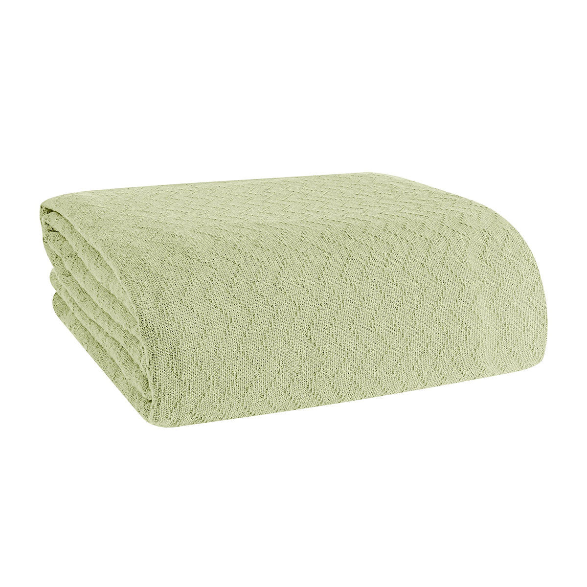 BELIZZI Home 100% Cotton Bed Blanket, Breathable Thermal Blanket Twin Size, Soft Chevron Thermal Blanket 60"x90", Cotton Bed Blanket, Perfect for Layering Any Bed for All Season, Pink